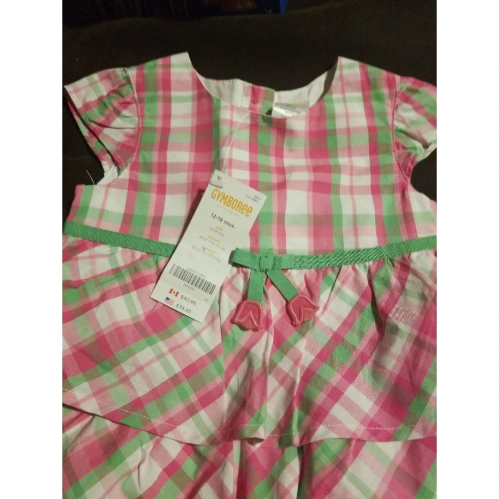 Gymboree bright tulip dress 12 18 mo‎ nwt